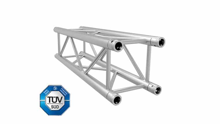 Global Truss – 11.48′ (3.5m) F34 Silver Global Aluminum 12″ Box Truss Rental | Rental