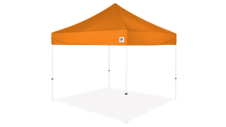 10′ x 10′ Commercial Pop Up Tent – Orange | Rental