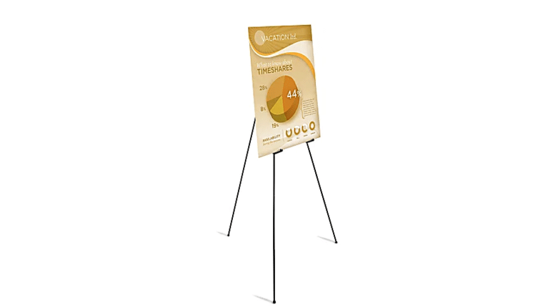 Display Easel, Full Size, Black | Rental
