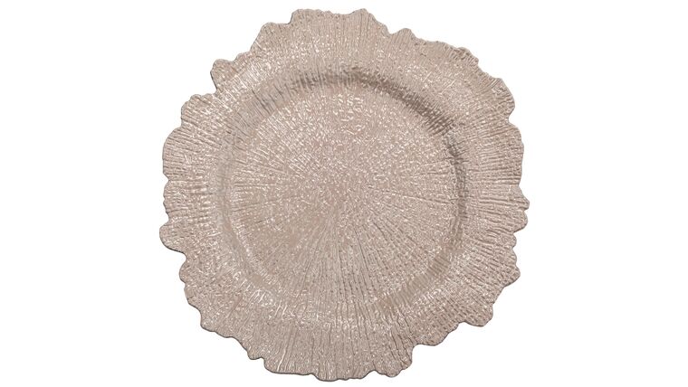 Charger Plate | Reef Acrylic – Blush | Rental