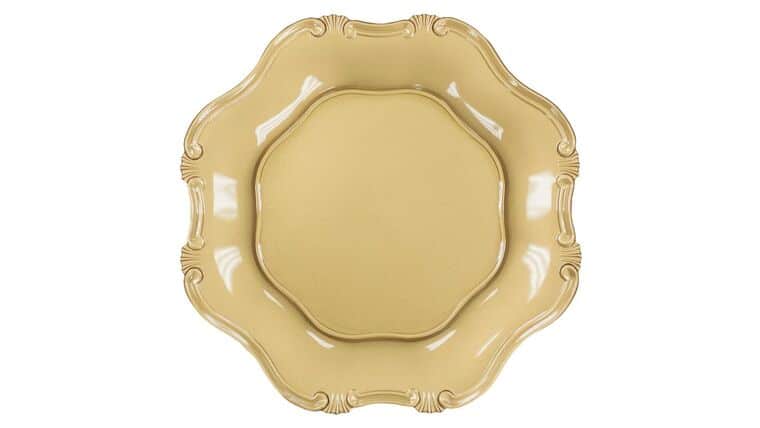 Charger Plate | Baroque | Gold | Rental