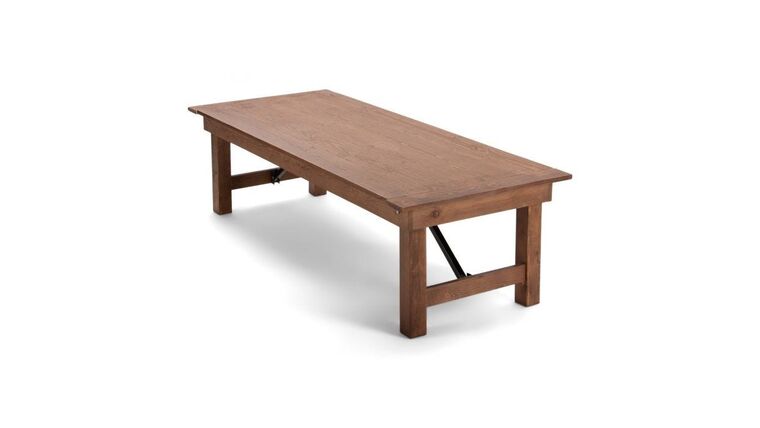 Farm Table | 6' x 30'' | Solid Pine | Kids | Rental