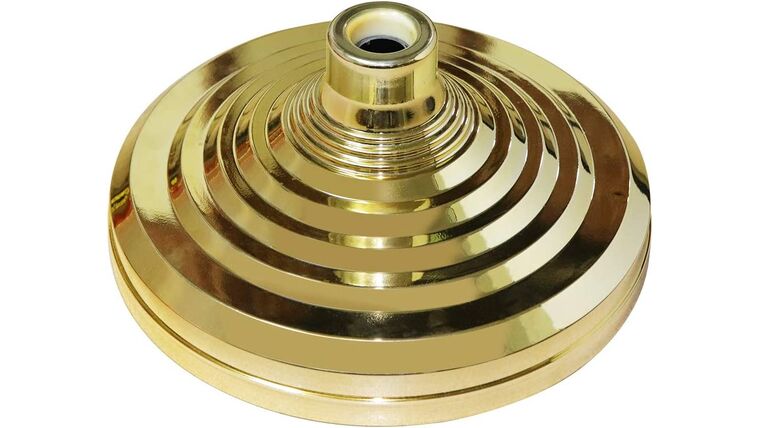 Part – Base Stand for flag indoor outdoor, flag stands for large flags pole ,base floor Hold 1.3”, 1.1”and 0.9” Diameter floor stand for indoor flagpole base gold | Rental
