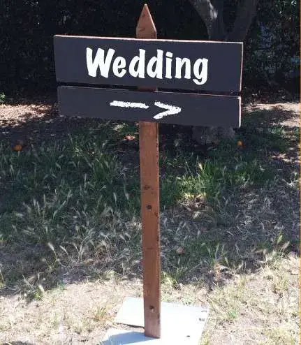 Chalkboard Direction Signs | Rental