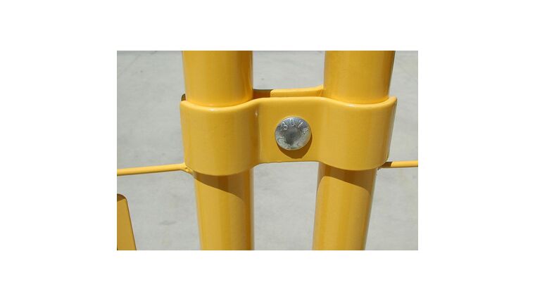 Black Perimeter Patrol Panel Clamps | Rental