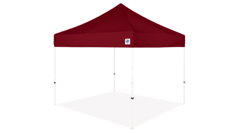 10′ x 10′ Commercial Pop Up Tent – Burgundy | Rental