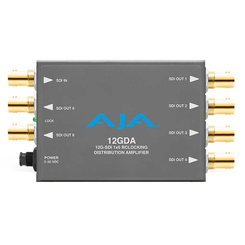 AJA 12GDA – 12G HD SD-SDI Distribution Amp | Rental AJA 12GDA – 12G HD SD-SDI Distribution Amp | Rental