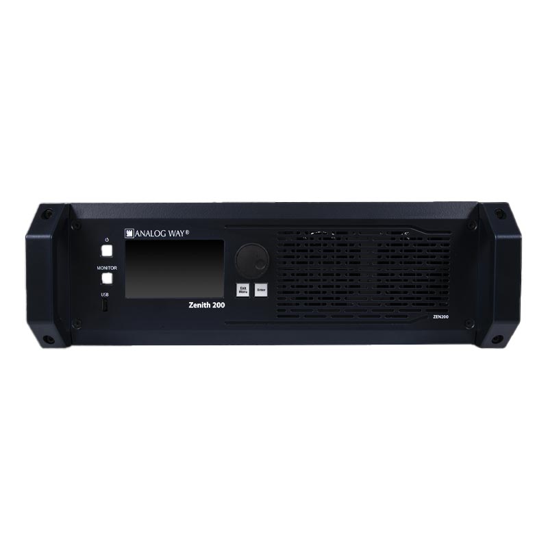 Analog Way Zenith 200 4K60 Presentation Switcher | Rental Analog Way Zenith 200 4K60 Presentation Switcher | Rental