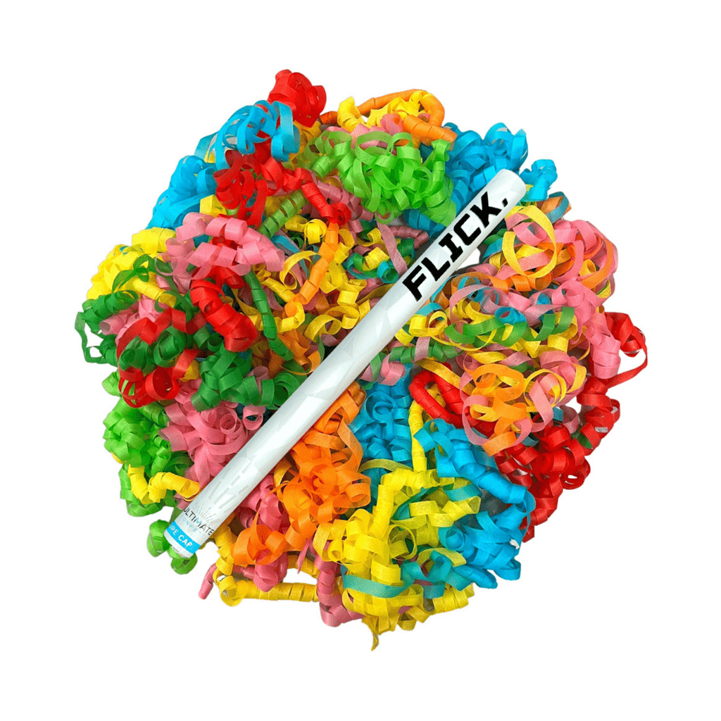 Multicolor Rainbow Streamer Flick Stick – 14″ (Pack of 8) | Rental Multicolor Rainbow Streamer Flick Stick – 14″ (Pack of 8) | Rental