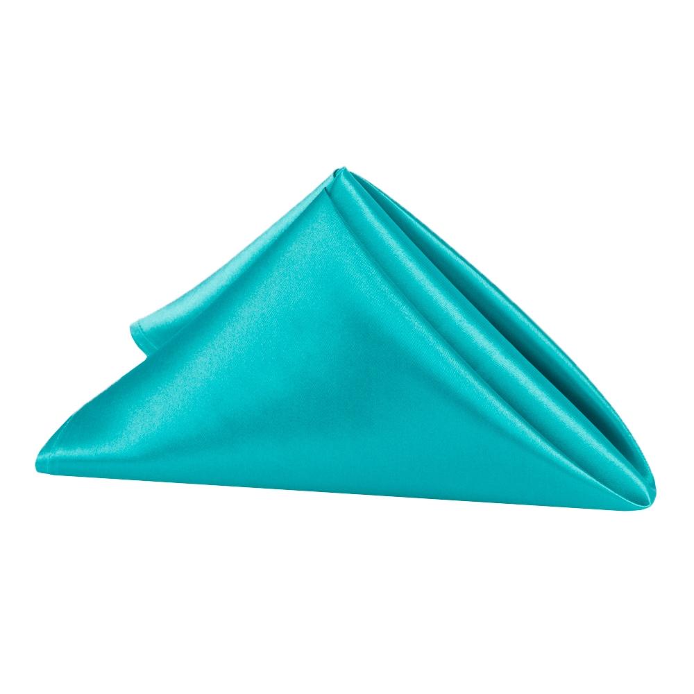 Satin Napkin 20″x20″ – Aqua Blue | Used – Purchase | Rental Satin Napkin 20″x20″ – Aqua Blue | Used – Purchase | Rental