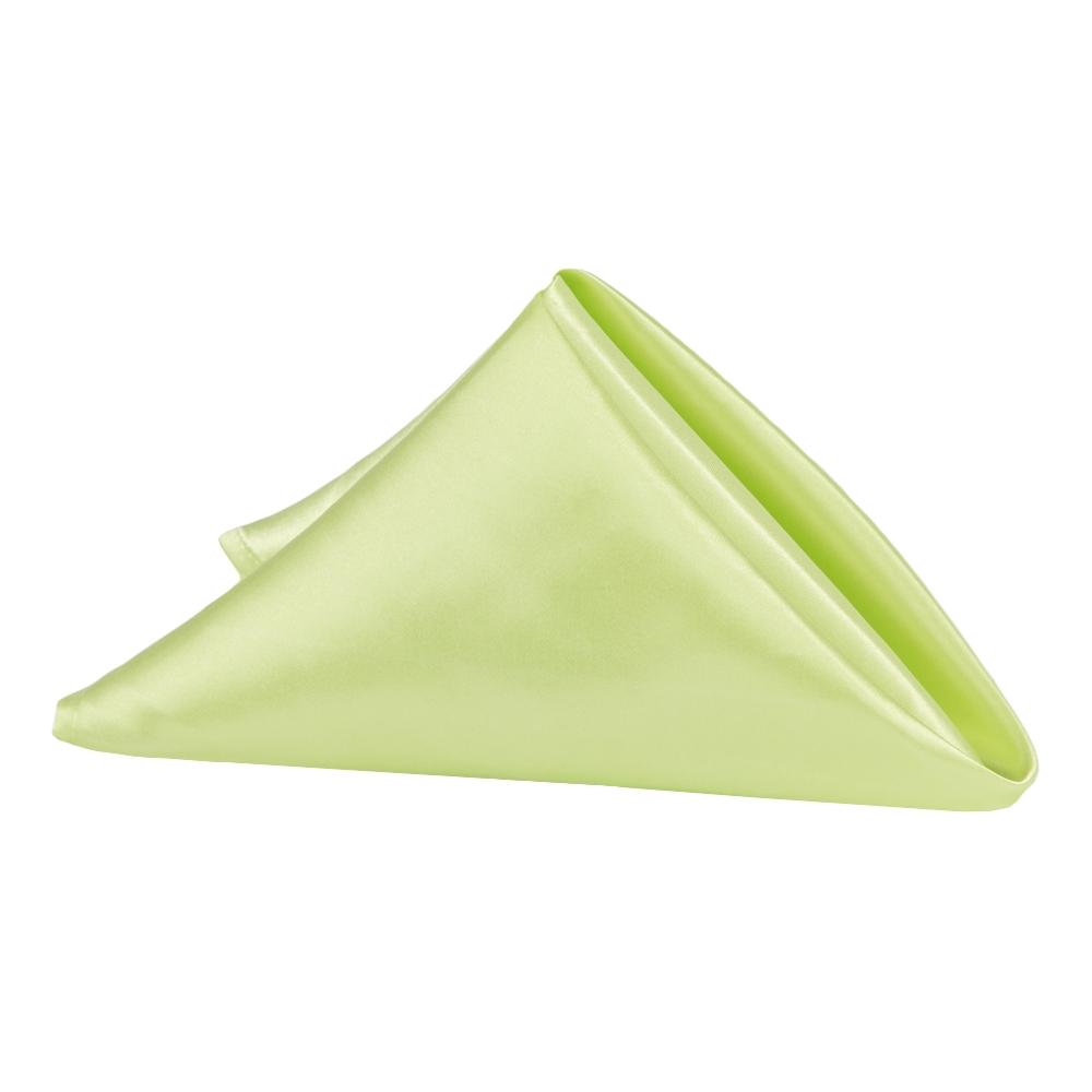 Satin Napkin 20″x20″ – Apple Green | Used – Purchase | Rental