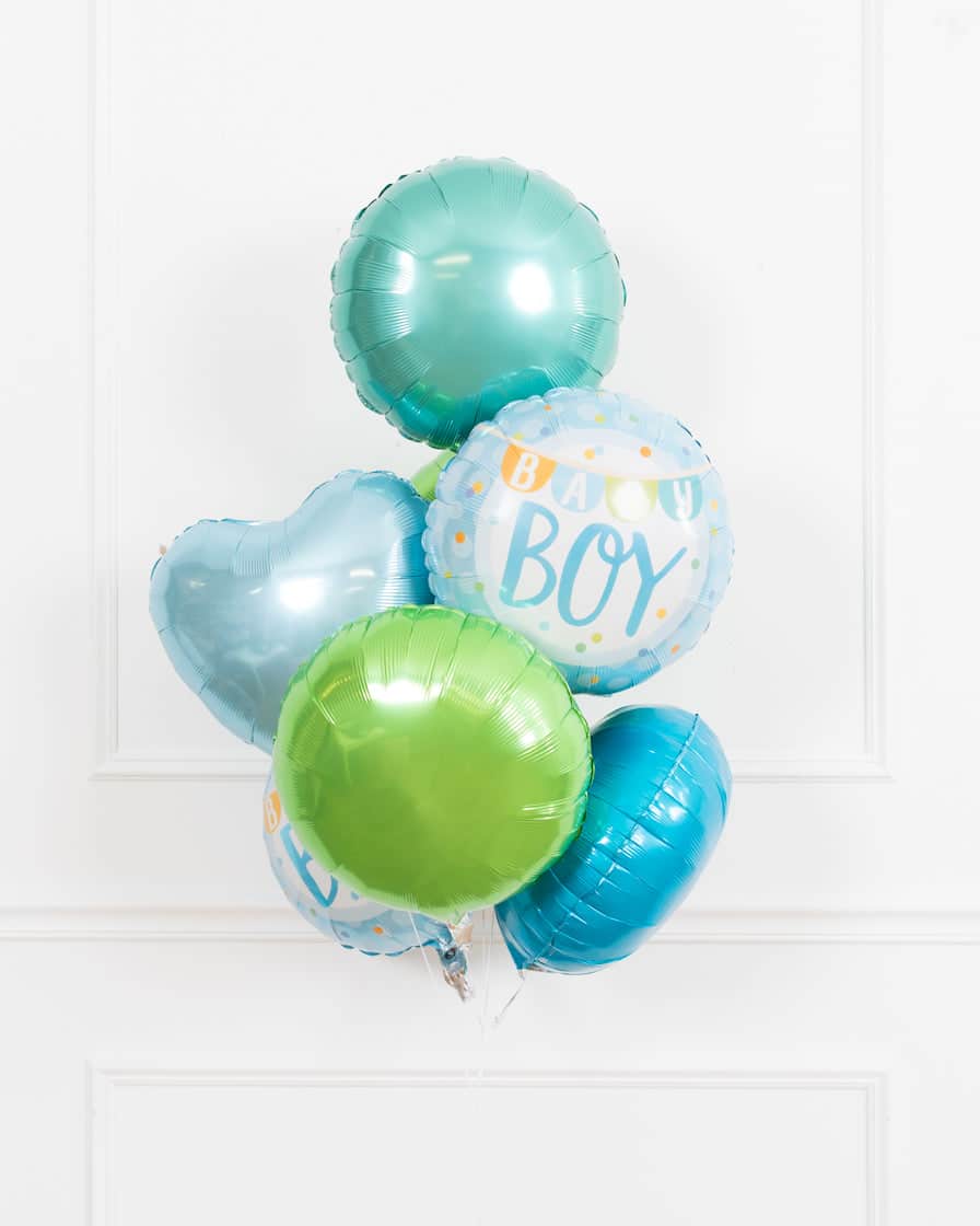 GIFT- Baby Boy Foil Balloon Bouquet | Rental