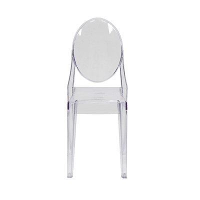 Ghost Side Chair in Transparent Crystal | Rental