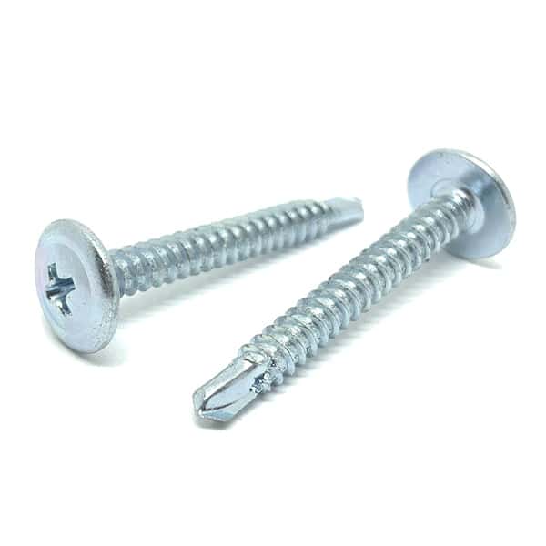 #8-18×1-1/4″ Phillips Modified Truss Head Self Drilling Drywall Screws Zinc | Rental #8-18×1-1/4″ Phillips Modified Truss Head Self Drilling Drywall Screws Zinc | Rental