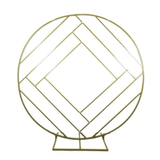 Gold Round Backdrop | Rental