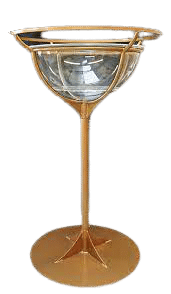 Giant Martini Glass Prop – 6.5′ – Gold | Rental